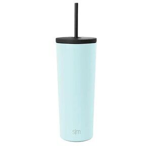 Simple Modern Insulated Tumbler with Lid- Seaside Blue